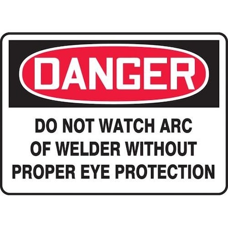 OSHA DANGER Safety Sign DO NOT MWLD003XL